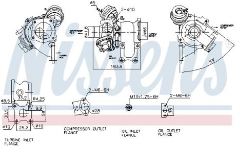 Турбокомпресор First Fit NISSENS 93278