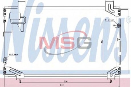 Радиатор кондиционера NISSENS 940020