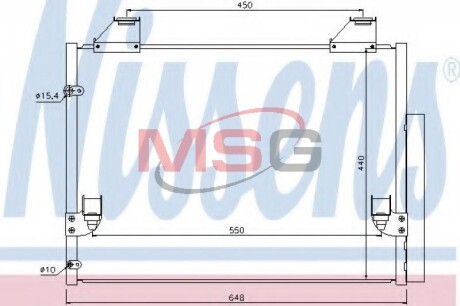 Радиатор кондиционера First Fit NISSENS 940083