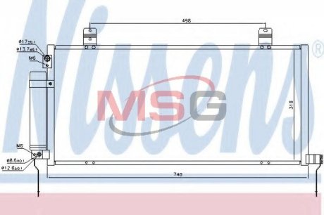 Конденсатор без хладогену NISSENS 940164