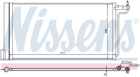 Радиатор кондиционера First Fit NISSENS 940181