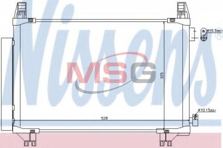 Конденсатор без хладогену NISSENS 940270