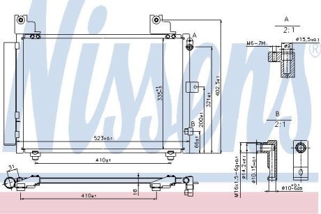 Радіатор кондиціонера NISSENS 940359