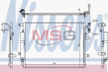 Радиатор кондиционера First Fit NISSENS 940482