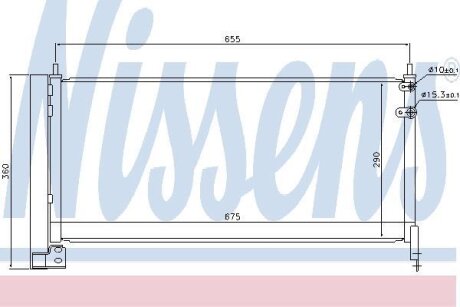 Радіатор кондиціонера NISSENS 940487