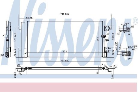Радіатор кондиціонера NISSENS 940589