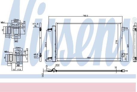 Радіатор кондиціонера NISSENS 940735