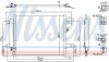 Радиатор кондиционера First Fit NISSENS 941044 (фото 1)