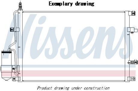 Радіатор кондиціонера NISSENS 941188