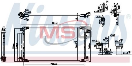 Радиатор кондиционера First Fit NISSENS 941190