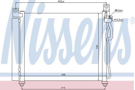 Радиатор кондиционера First Fit NISSENS 94828