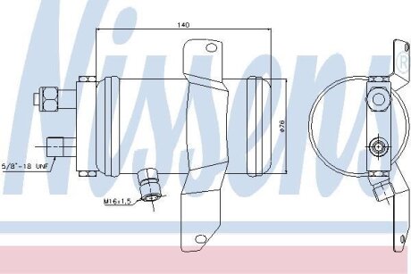 Осушувач кондиціонера NISSENS 95049