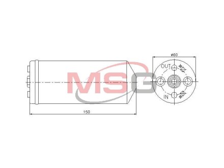 Осушитель кондиционера NISSENS 95056