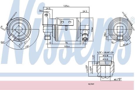 Осушувач кондиціонера NISSENS 95109