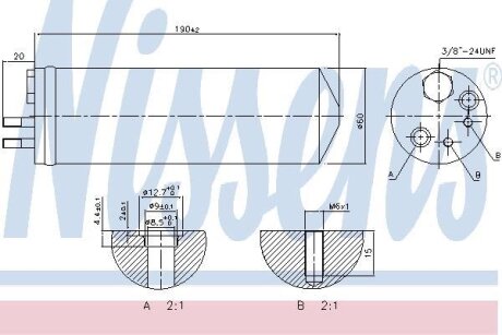 Осушувач кондиціонера NISSENS 95148