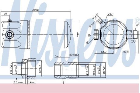 Осушувач кондиціонера NISSENS 95165