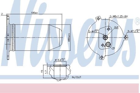 Осушувач кондиціонера NISSENS 95174