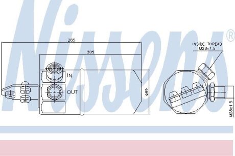 Осушувач кондиціонера NISSENS 95194
