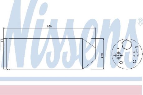 Осушувач кондиціонера NISSENS 95256
