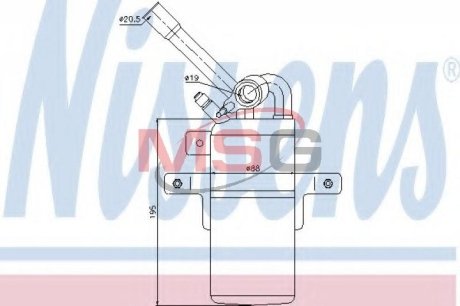 Осушитель кондиционера NISSENS 95331