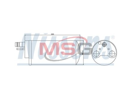 Осушитель кондиционера NISSENS 95341