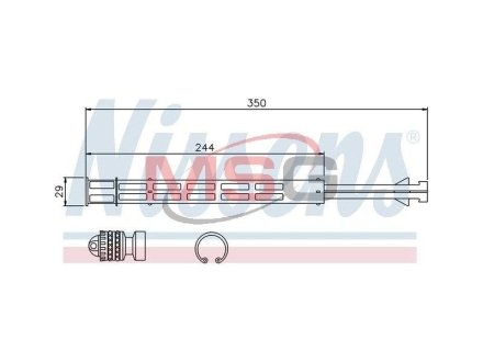 Осушувач кондиціонера NISSENS 95358