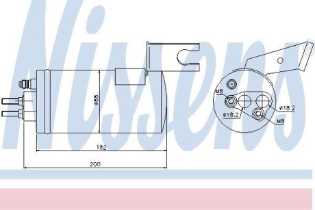 Осушувач кондиціонера NISSENS 95368