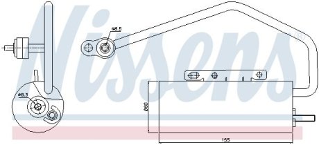 Осушитель кондиционера NISSENS 95447