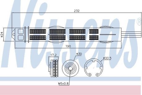 Осушувач кондиціонера NISSENS 95455