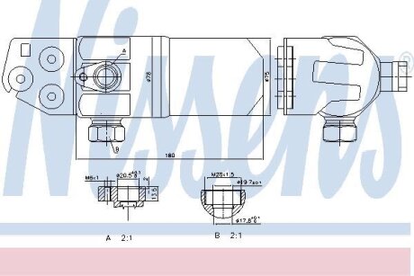 Осушувач кондиціонера NISSENS 95472