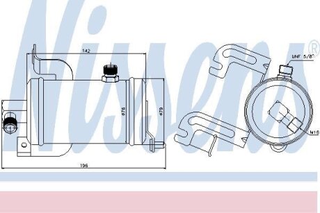 Осушувач кондиціонера NISSENS 95474
