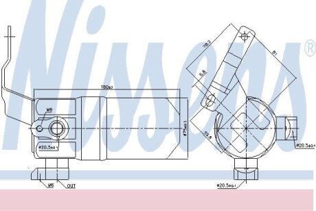Осушувач кондиціонера NISSENS 95552