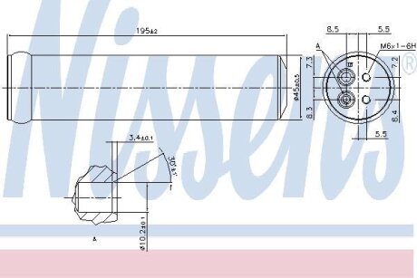 Осушувач кондиціонера NISSENS 95569