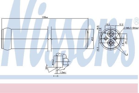 Осушувач кондиціонера NISSENS 95587