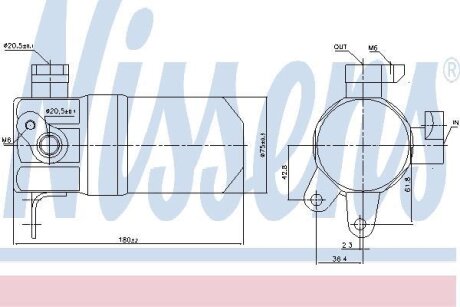 Осушувач кондиціонера NISSENS 95602