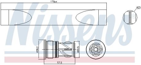 Осушувач кондиціонера NISSENS 95620