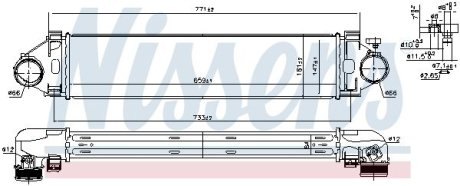 Радиатор наддува NISSENS 961501