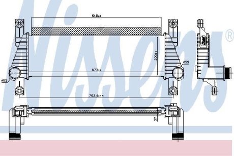 Радиатор наддува NISSENS 96222