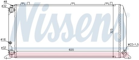 Радіатор наддуву NISSENS 96373