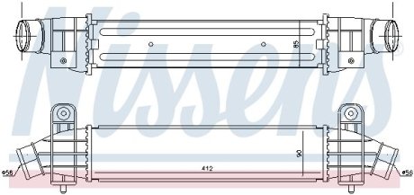 Радиатор интеркулера NISSENS 96702