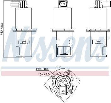 Клапан рециркуляции ВГ (EGR) First Fit NISSENS 98172