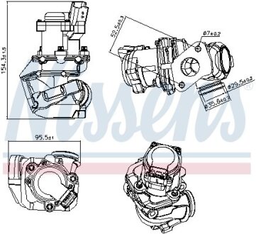 Клапан EGR NISSENS 98188