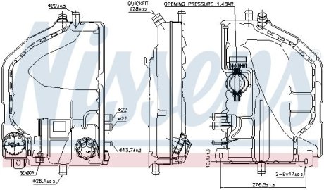 Расширительный бачок NISSENS 996022