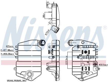 Компенсационный бак, охлаждающая жидкость NISSENS 996024