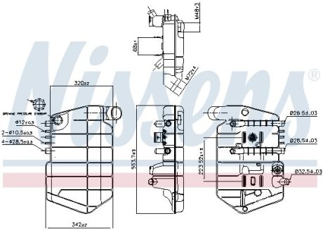 Расширительный бачок NISSENS 996032