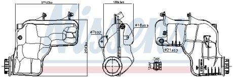 Бачок расширительный NISSENS 996166