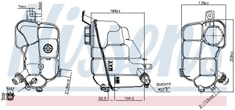 Бачок розширювальний NISSENS 996257