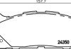 Колодки тормозные дисковые передние Toyota Camry (ACV40, ACV50), Rav IV 2.4, 3.0 (06-)Lexus ES350 3.5 V6 (06-) NISSHINBO NP1015 (фото 1)