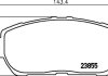 Гальмівні колодки LEXUS/TOYOTA ES/Avalon/Camry "F "00-12 NISSHINBO NP1024 (фото 1)