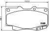 Тормозные колодки TOYOTA Hilux/Land Cruiser 2.4i,3.0D,3,4i -05 NISSHINBO NP1098 (фото 1)